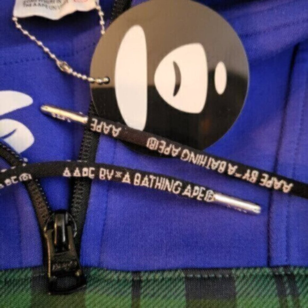 BAPE  - by A Bathing Ape Retro 90s inspired Hoodie Oversized Sz S - L NWT - Picture 5 of 10